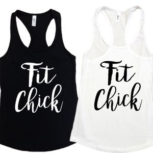 Black Fit Chick Tank